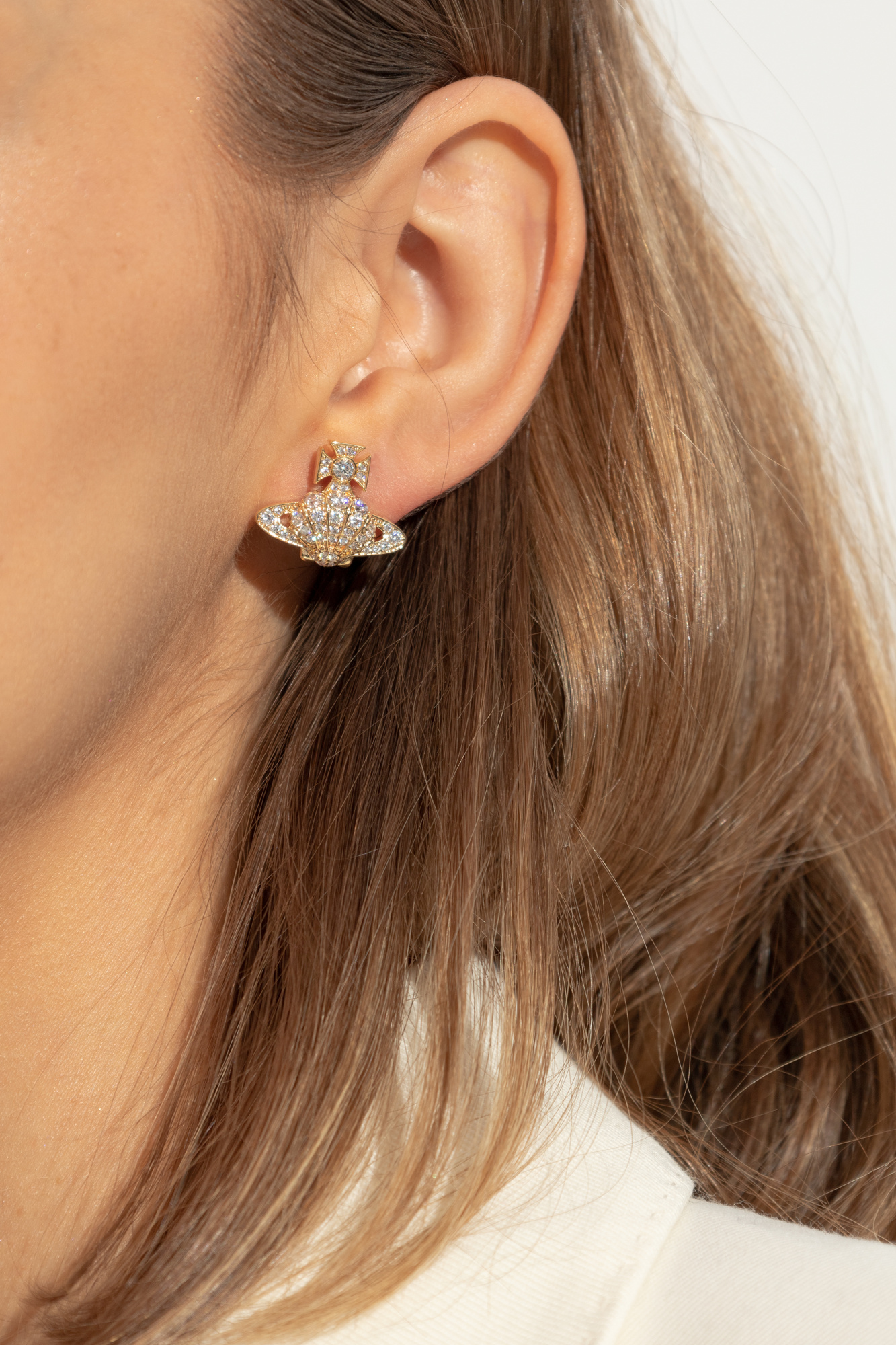 Vivienne Westwood Logo earrings | Women's Jewelery